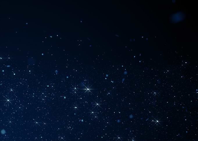 Blue Night Sky with Stars