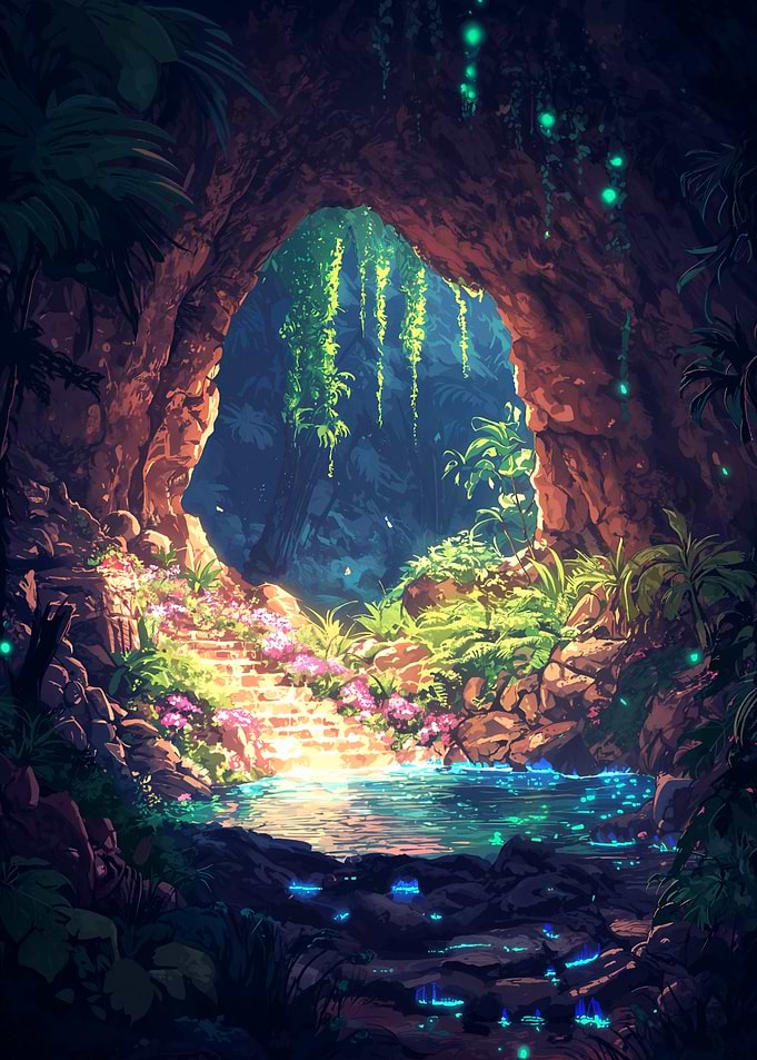 Enchanted Cave Entrance
