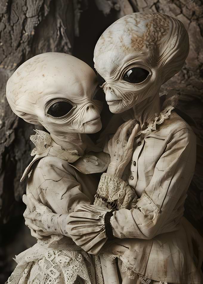 Alien Couple Portrait