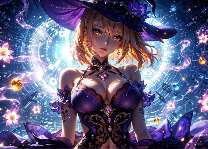 Cute Anime Witch