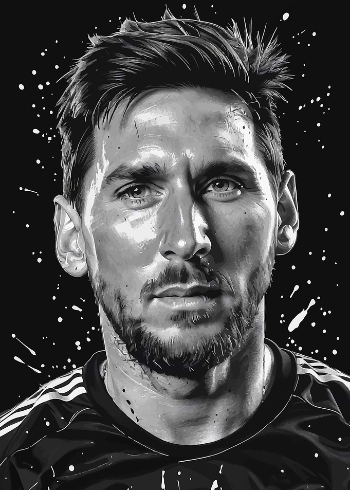 Lionel Messi Portrait