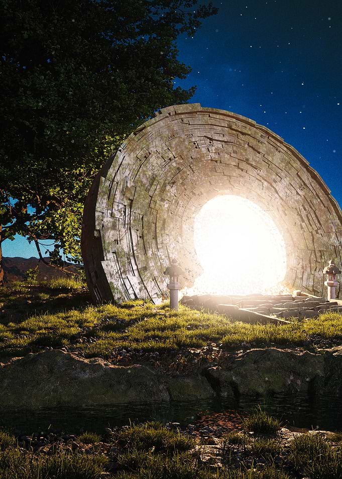 Stone Portal to Light