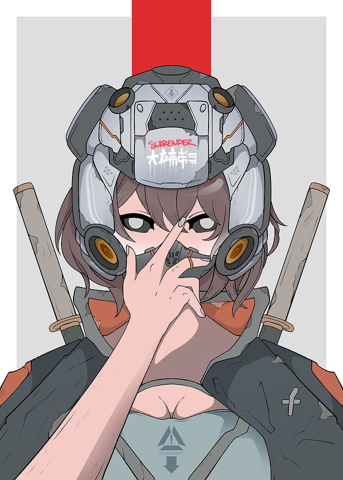 Cyberpunk Samurai Girl