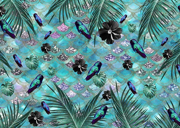 Tropical Jungle Scales Glam 2