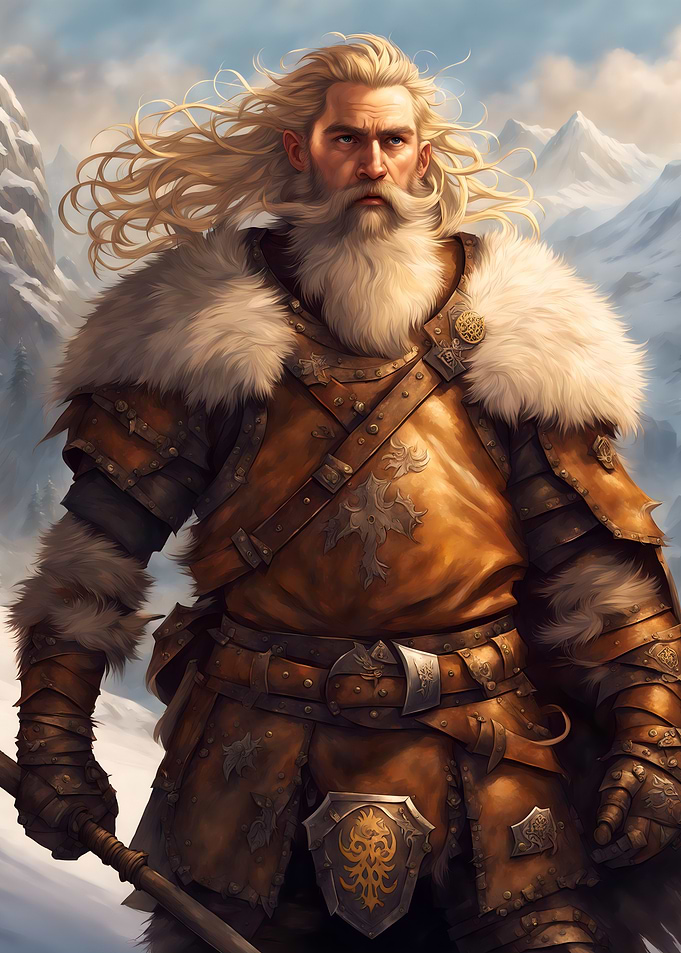 Nordic Warrior Portrait