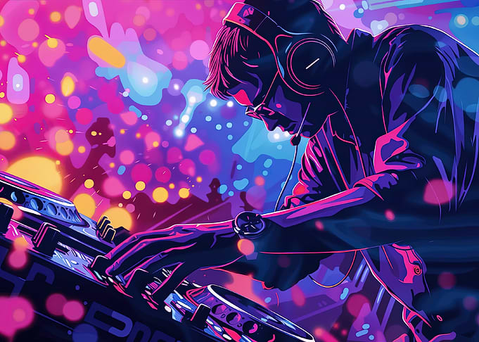 DJ Mixing Music