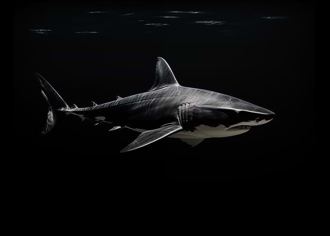Shark in Dark Water