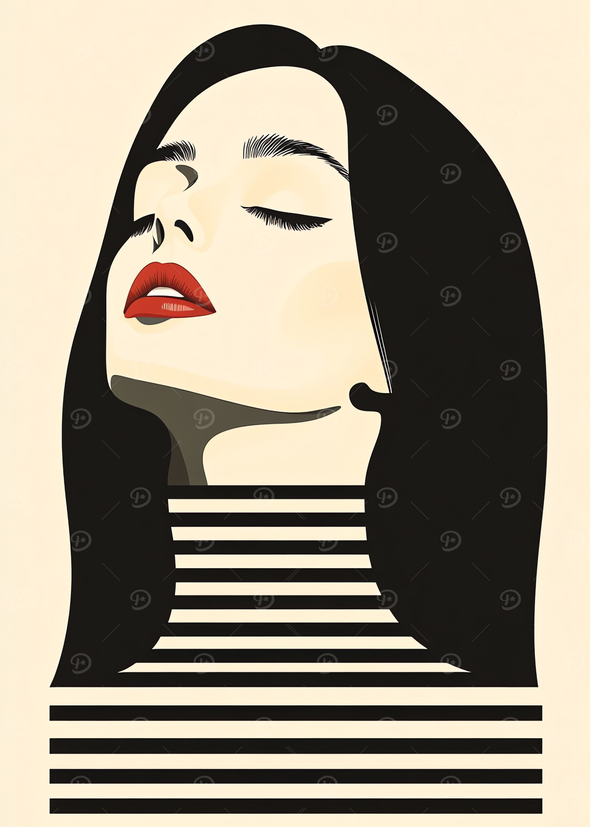 Woman with Closed Eyes