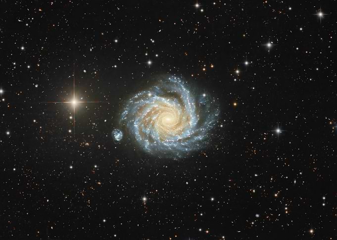 Spiral Galaxy in Space - NGC 1232