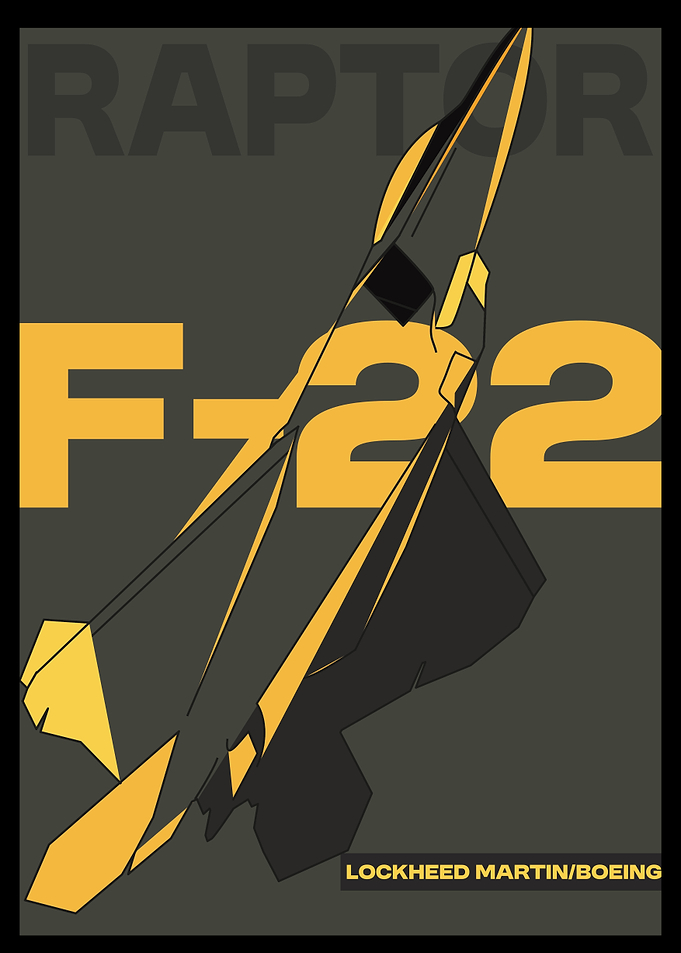 F-22 Raptor Poster