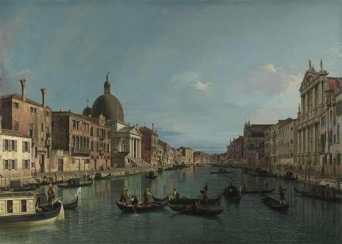The Grand Canal with San Simeone Piccolo