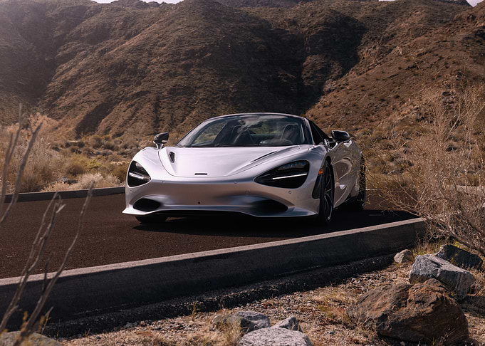 McLaren 765LT in Desert