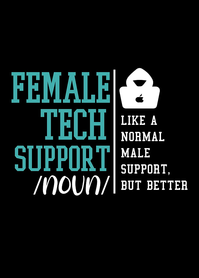 Female Tech Support Noun