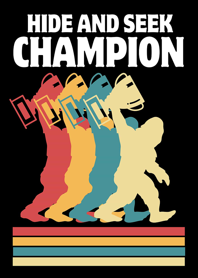 Bigfoot Hide and Seek Champion