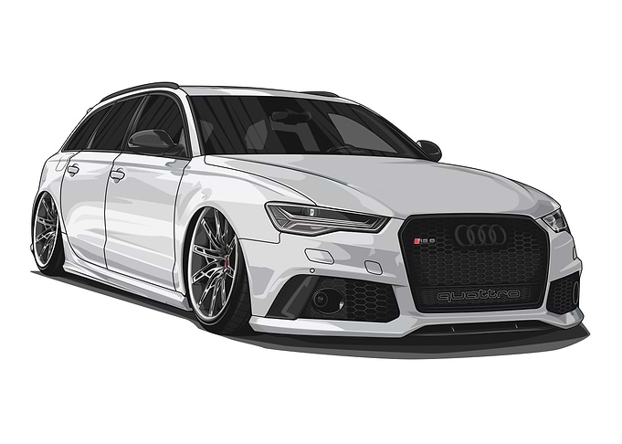 Audi RS6 C7 Bagged