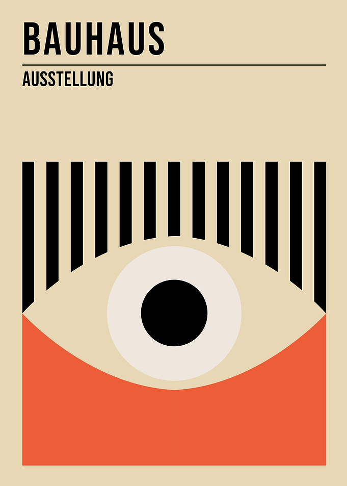 Bauhaus Eye Poster