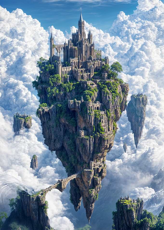 Floating Castle in the Clouds