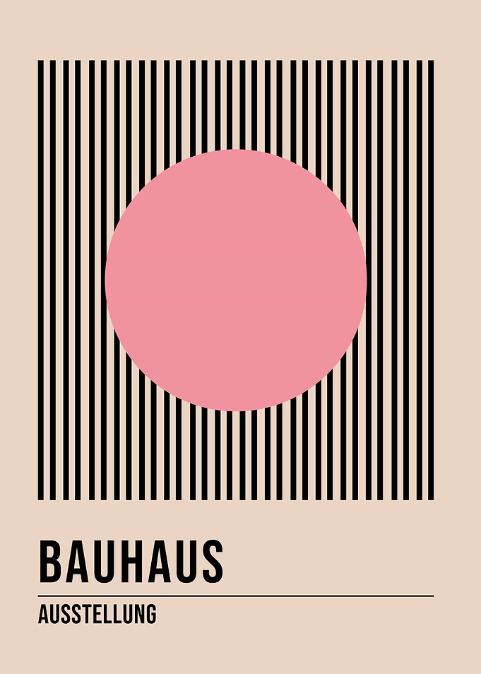 Bauhaus Minimalist Poster