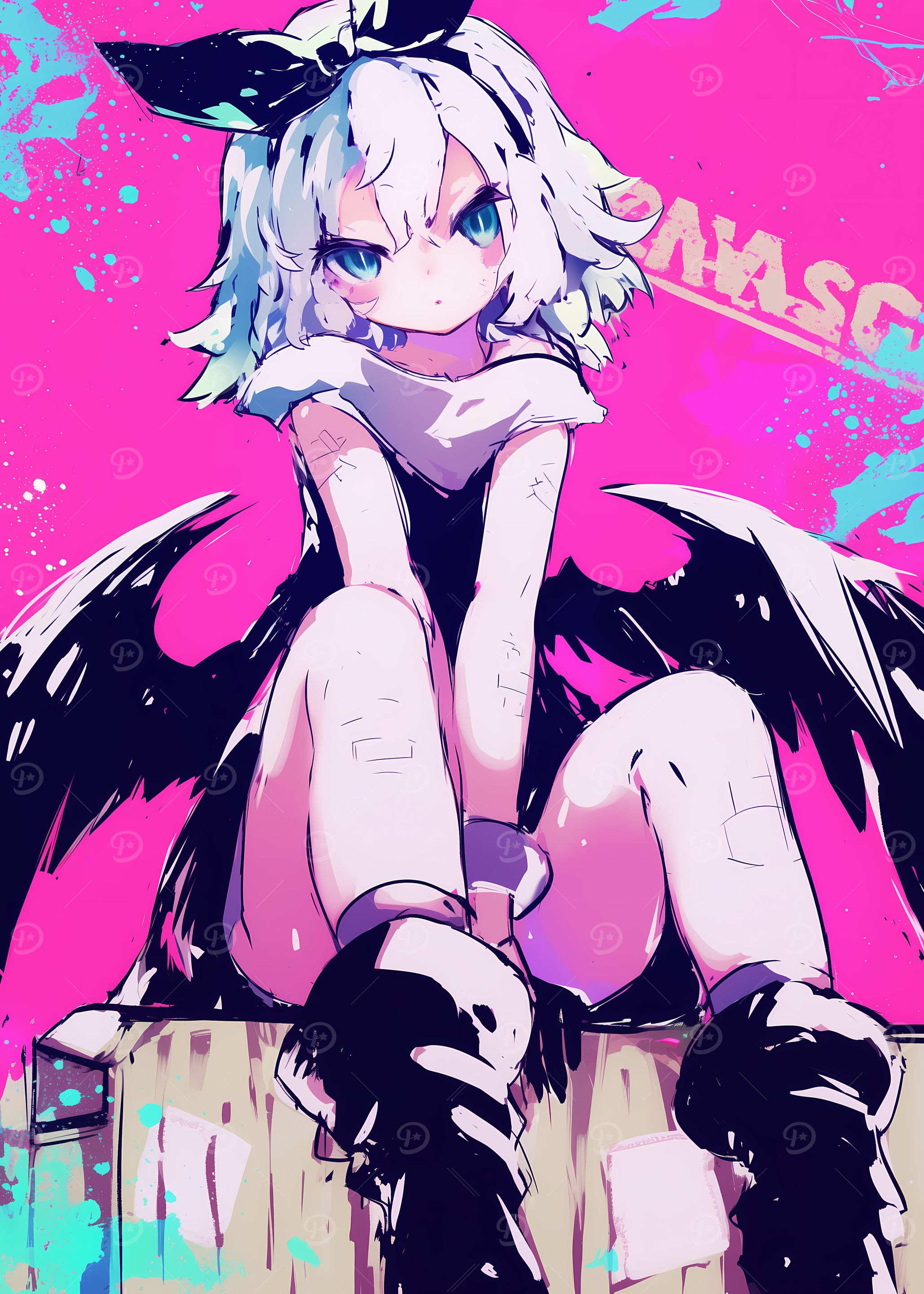 Anime Girl with Wings