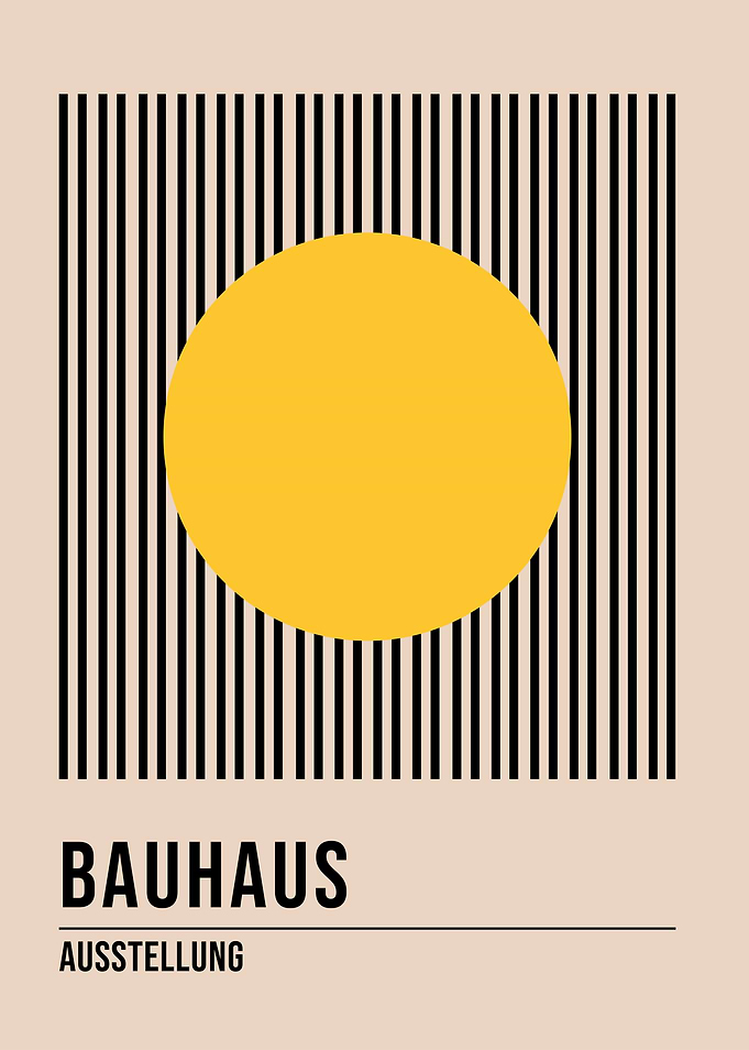 Bauhaus Minimalist Poster
