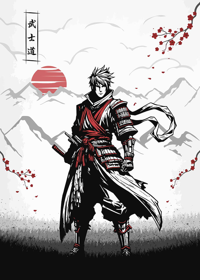 Samurai Warrior Art Print