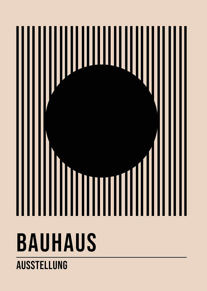 Bauhaus Minimalist Poster