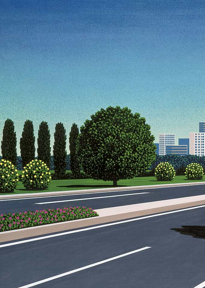 Hiroshi Nagai Cityscape Road