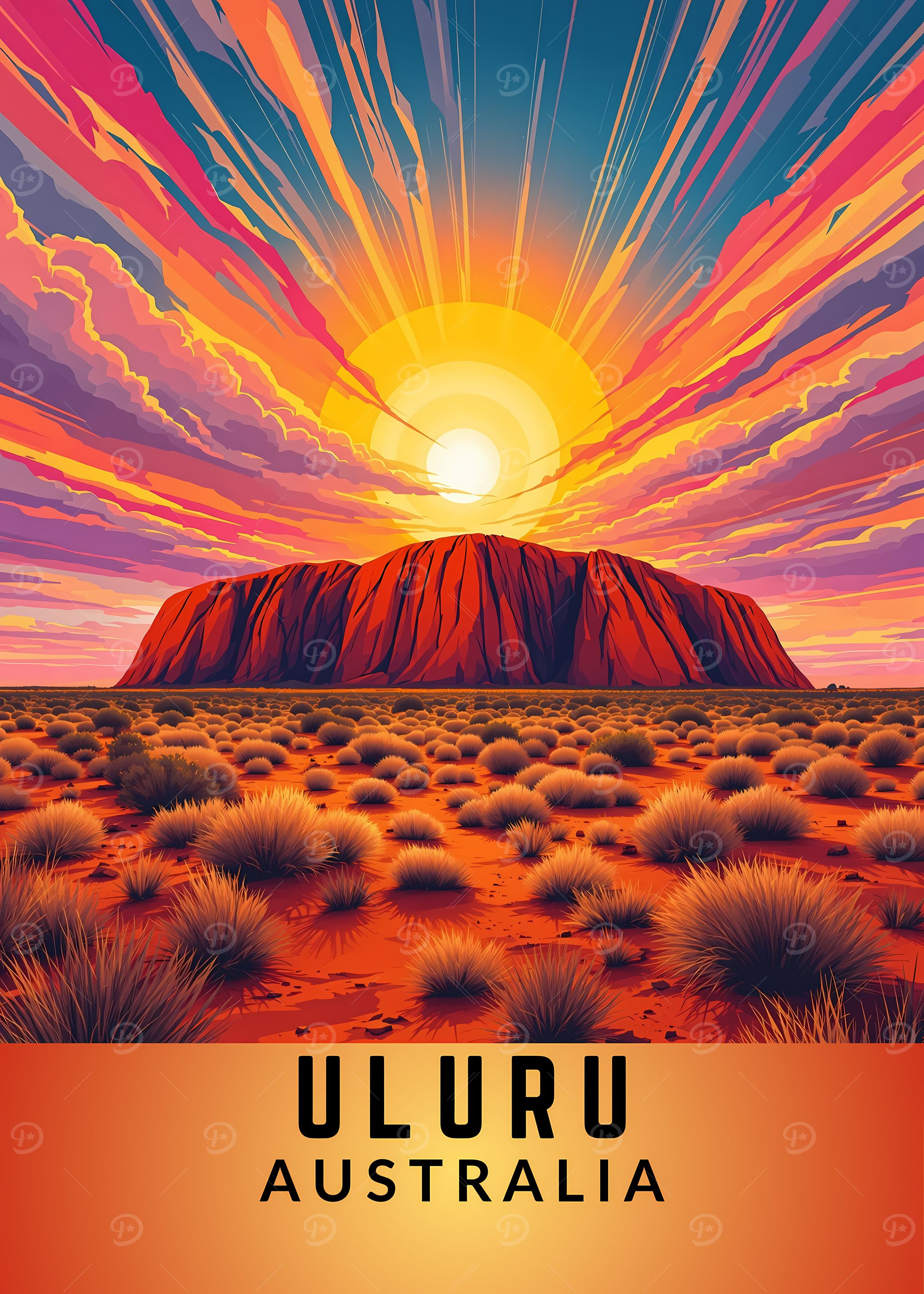 Majestic Uluru, Australia's Sacred Heart