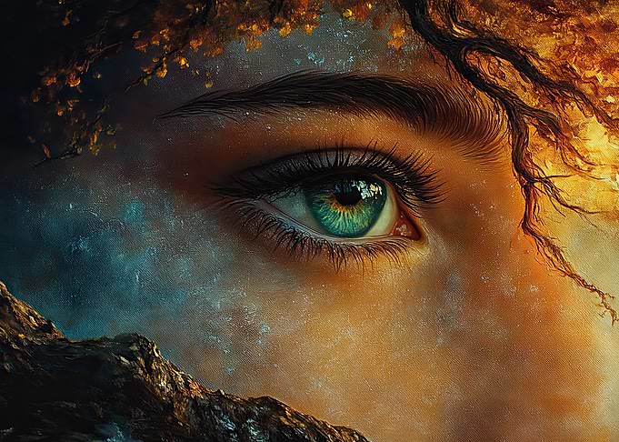 Mystical Eye with Nature