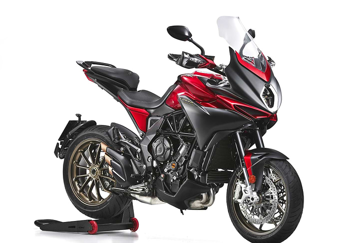 Red and Black Sportbike
