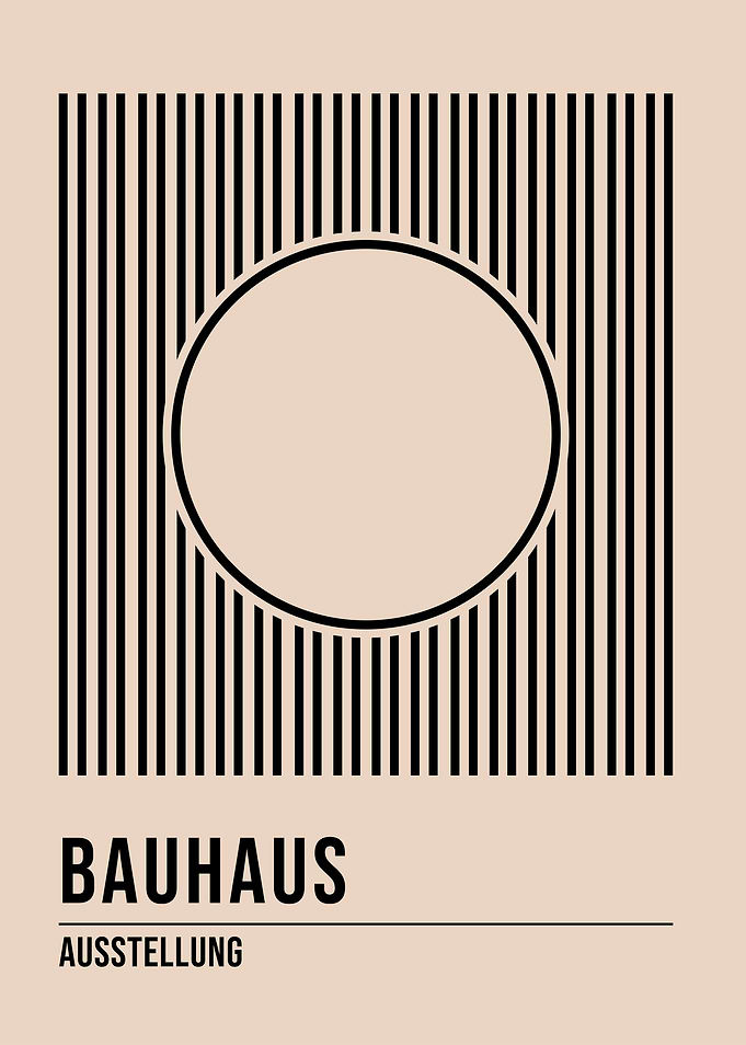 Bauhaus Minimalist Poster