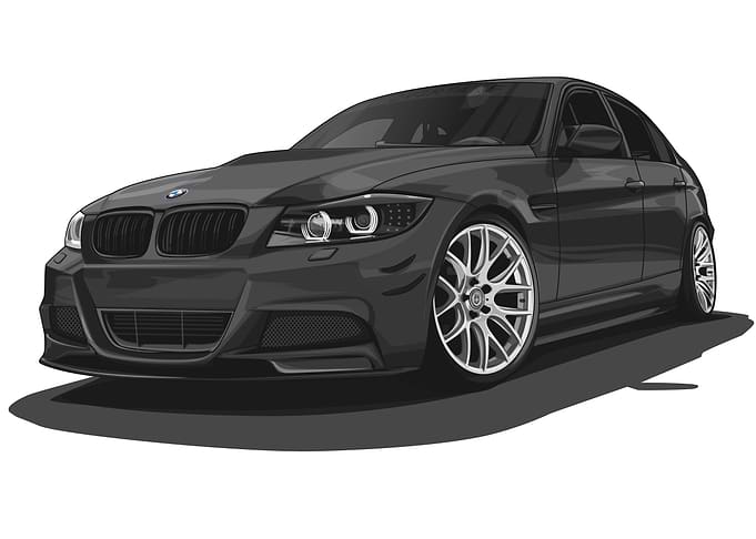 BMW E90 Static Grey