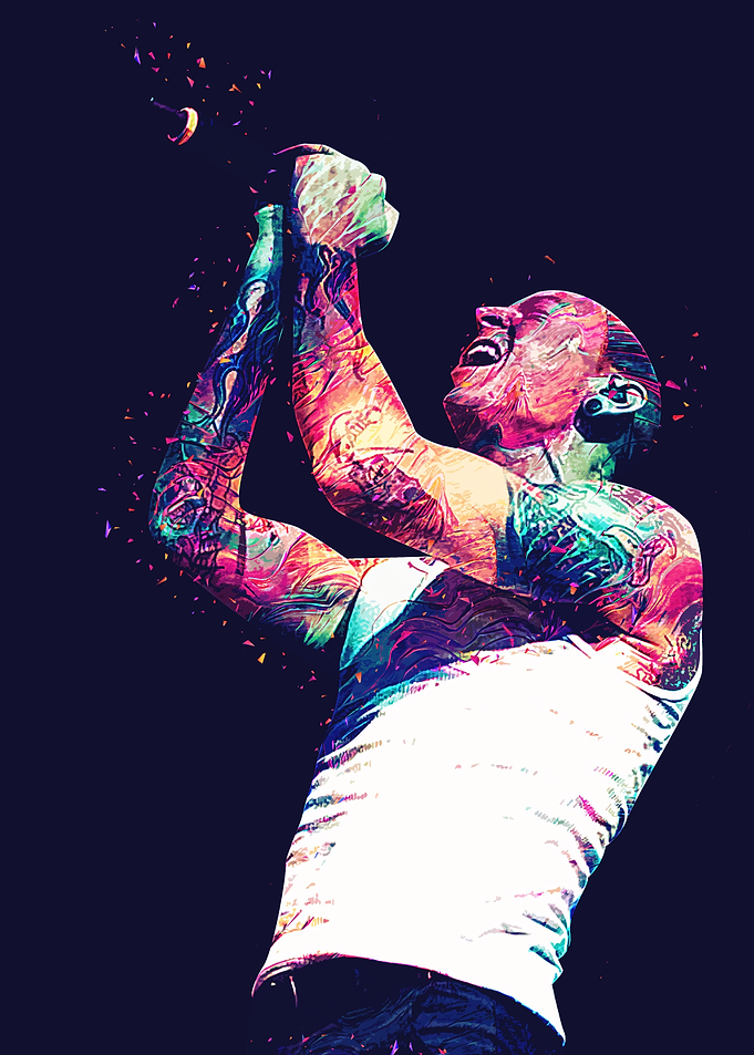 Chester Bennington Digital Art