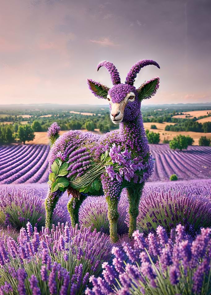 Lavender Goat