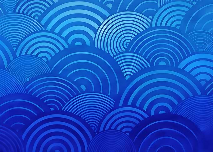 Blue Circle Pattern