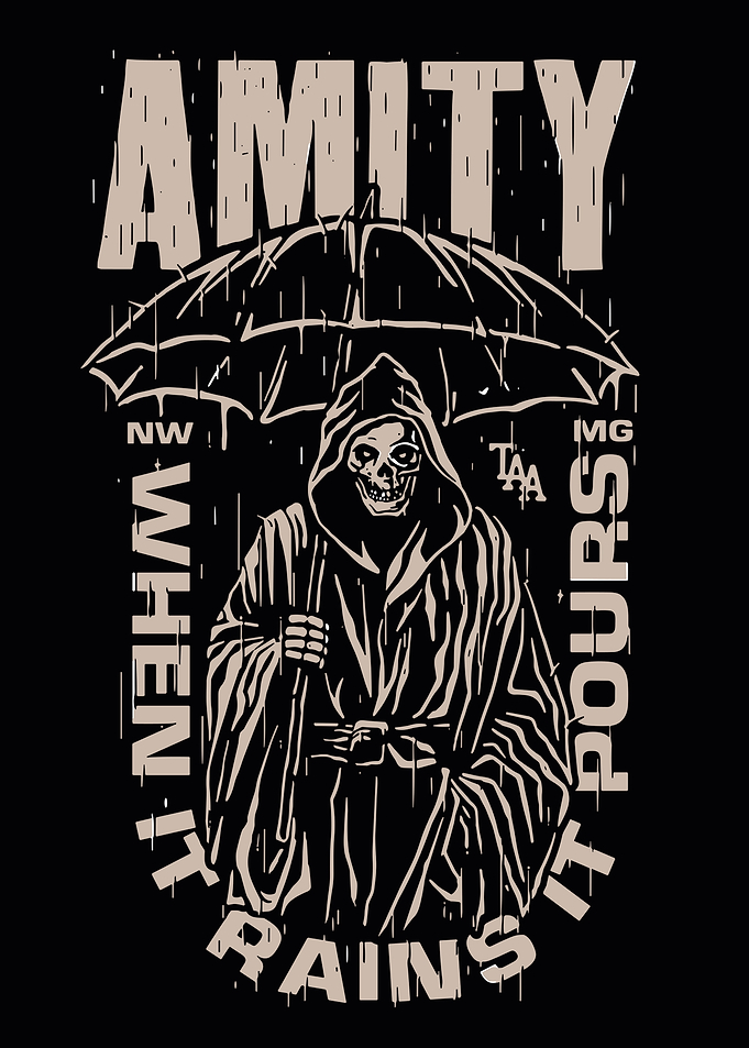Grim Reaper Rain Graphic