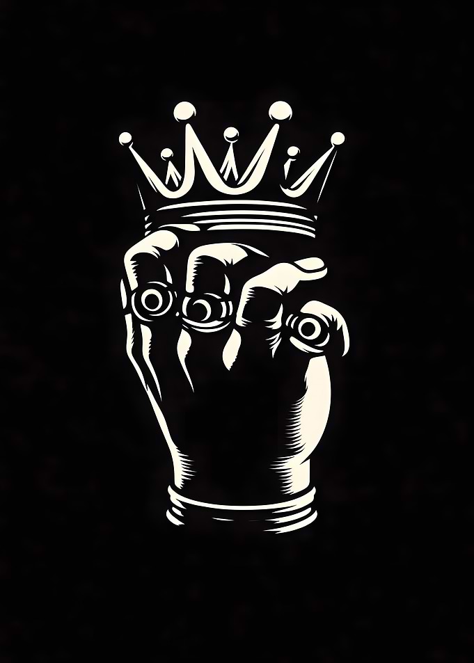 King's black crown