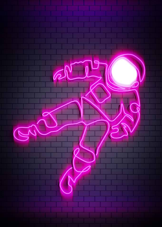Neon Astronaut