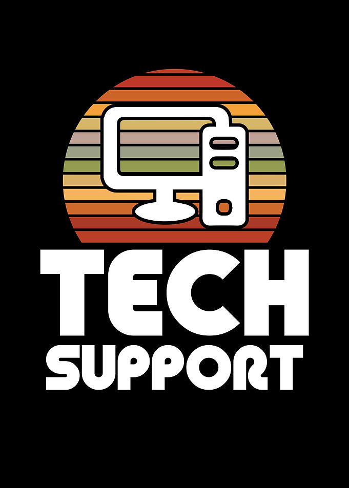 Tech Support Retro Design