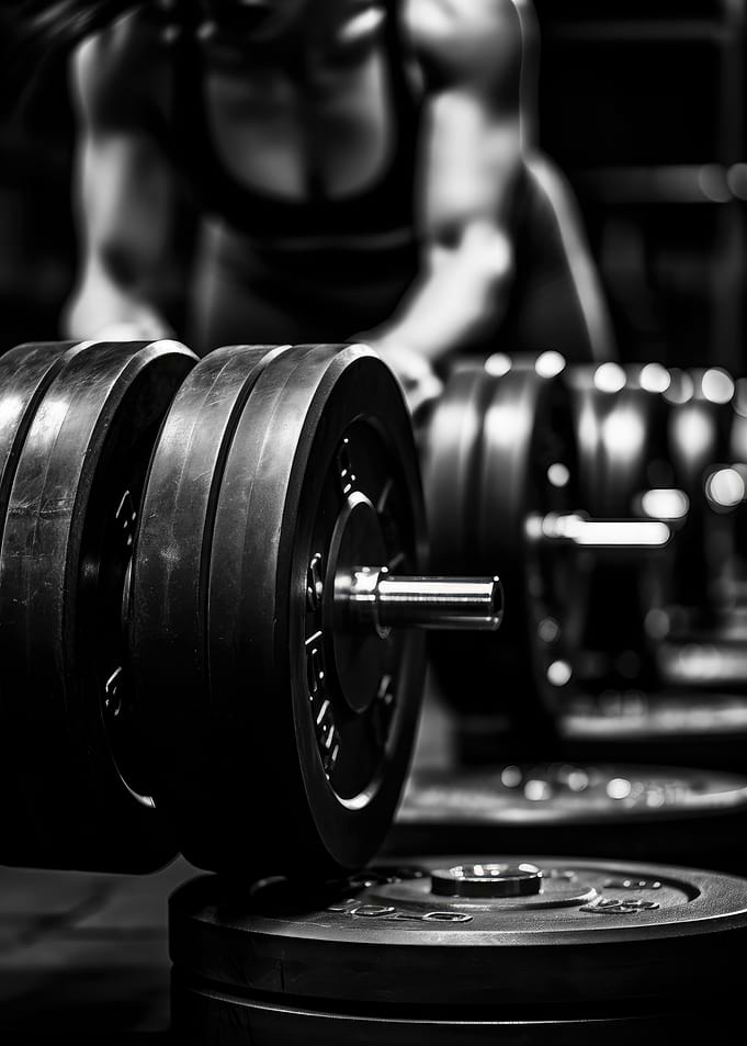 Weightlifting in Gym