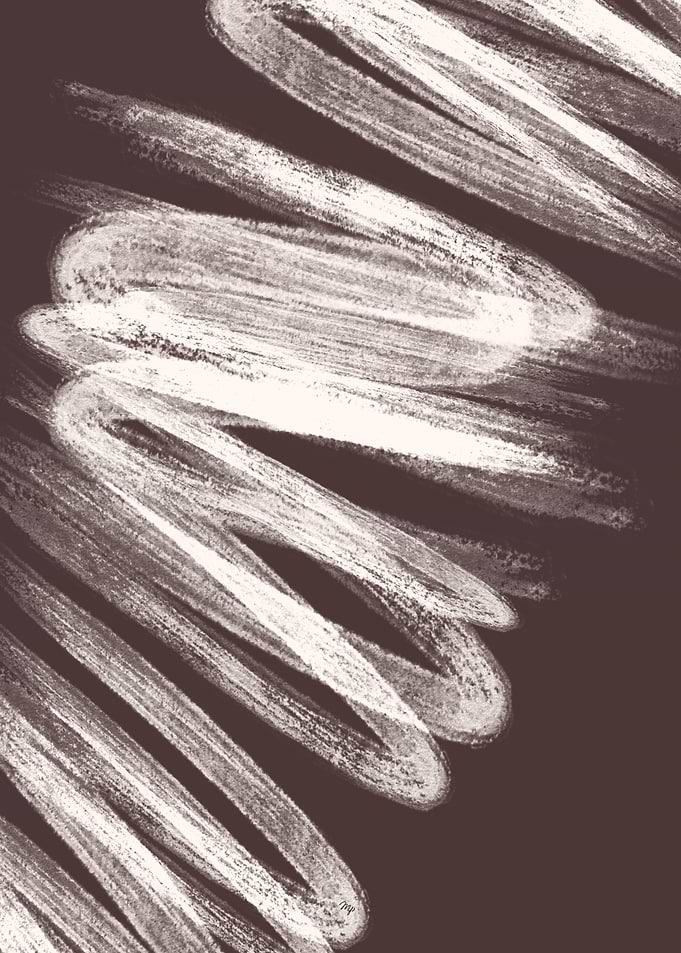 Abstract White Stroke Waves