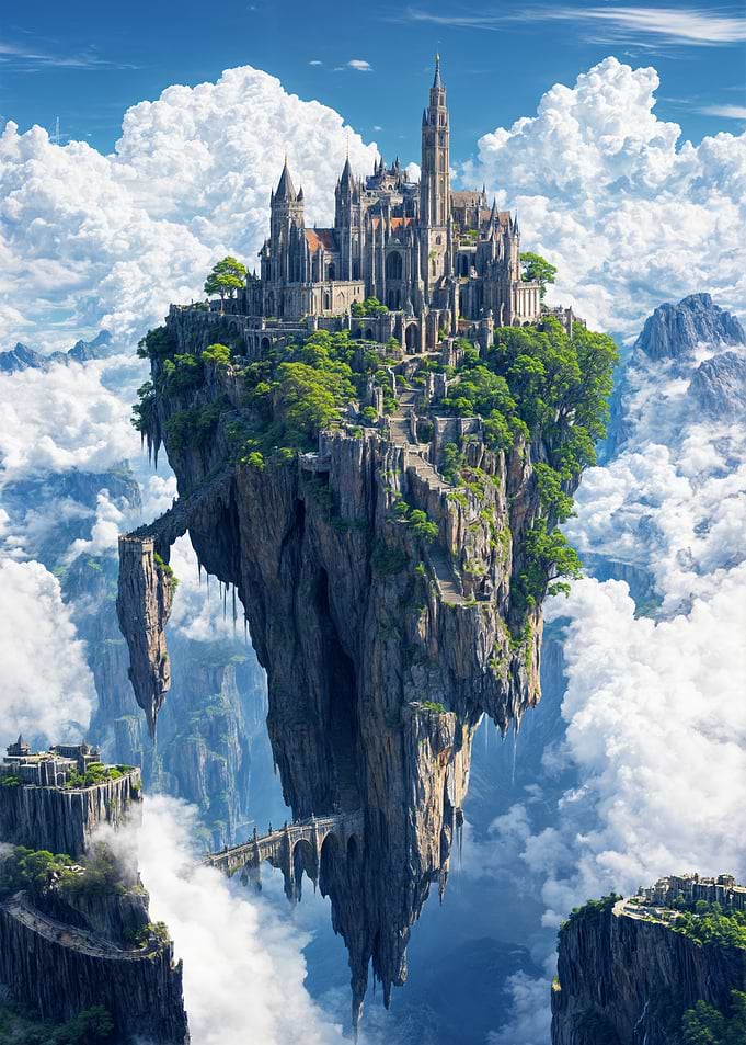 Floating Castle in the Clouds