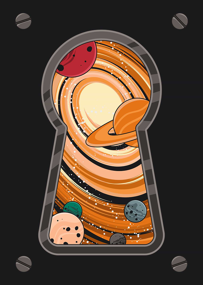 Keyhole to the Cosmos
