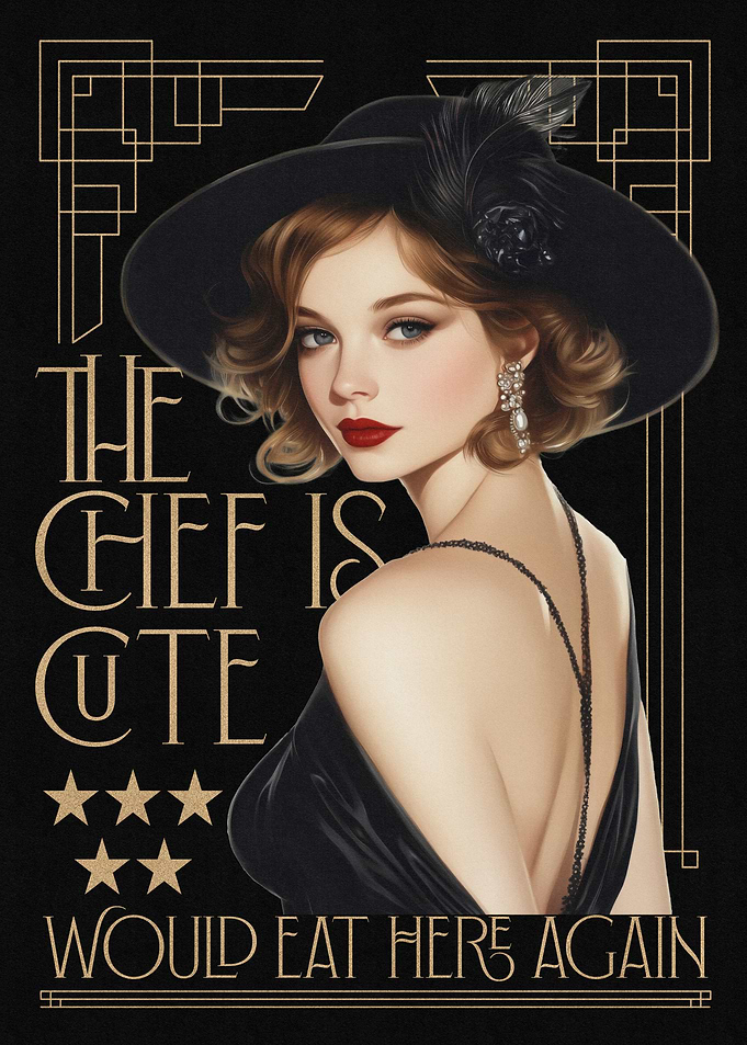 The Chef is Cute Poster