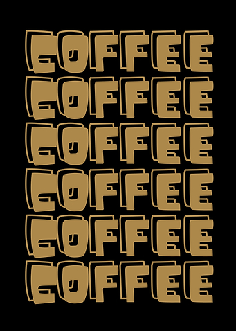 Coffee Typography Art