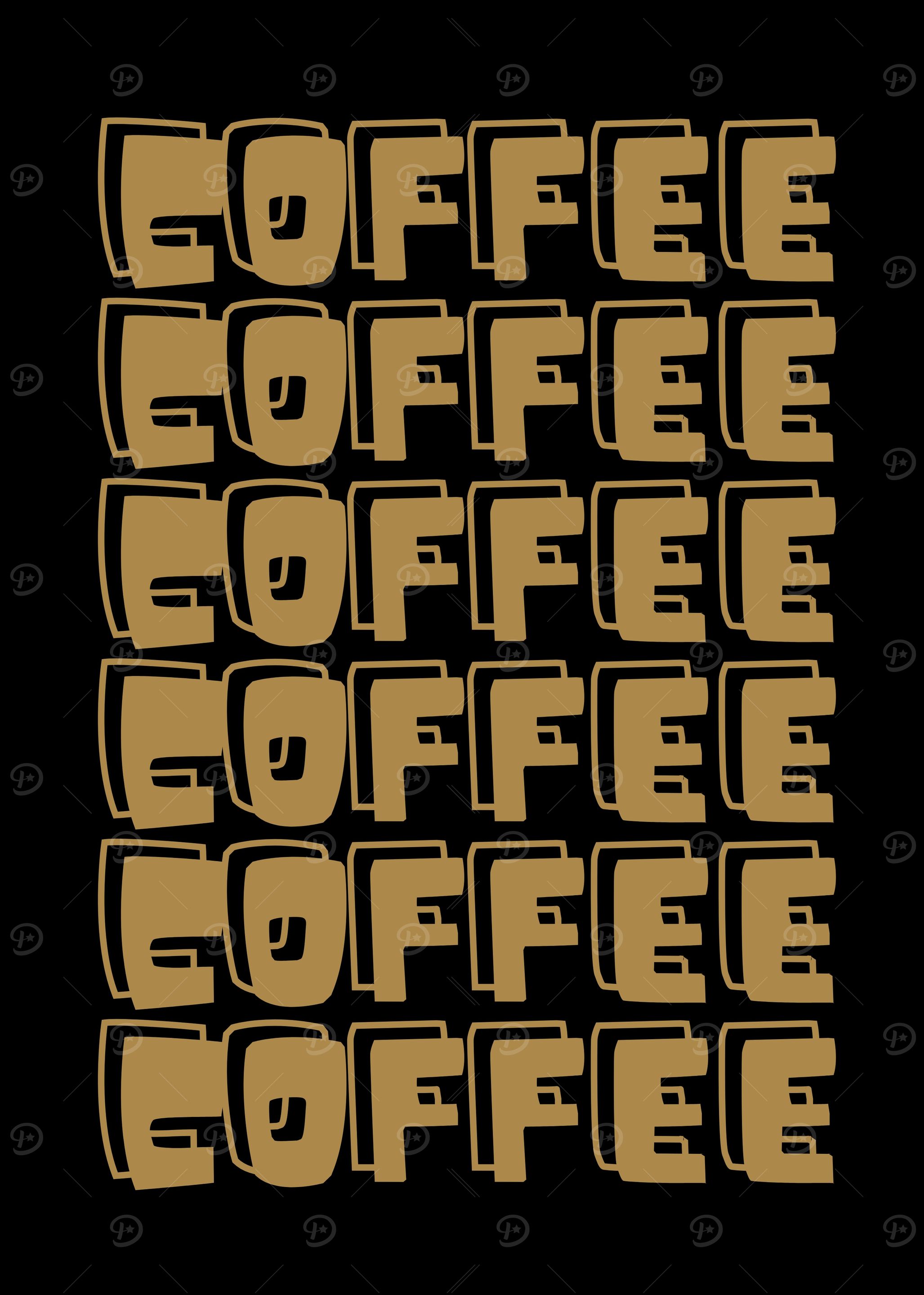 Coffee Typography Art