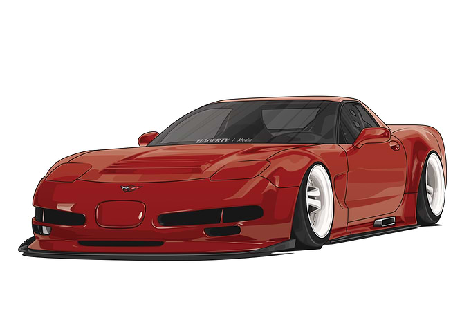 Corvette C5 Bagged