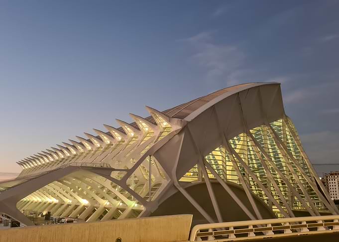 Modern Architecture at Dusk
