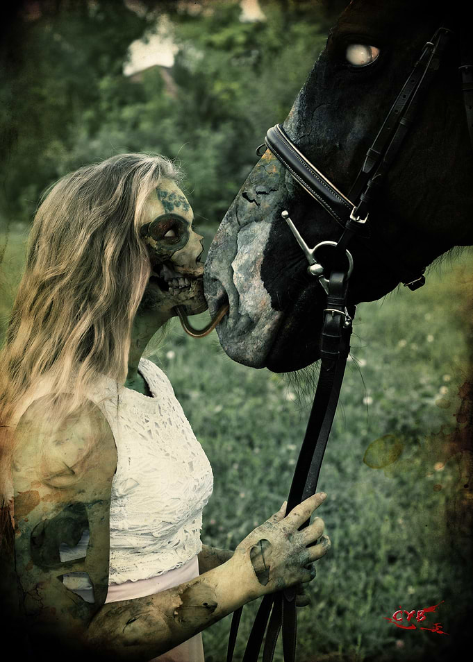 Macabre Equestrian Kiss