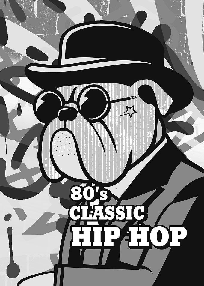 80's Classic Hip Hop Bulldog